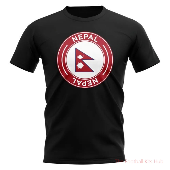 Premier Nepal Football Black T-Shirt Sports Garment-Unisoccer Shop